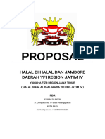 Proposal Halal Bi Halal Dan Jambore