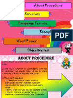 About Procedure Generic Structure Language Feature Example Word Power Objective Test