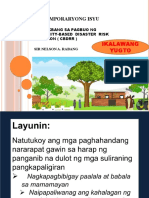 Mga Hakbang Sa Pagbuo NG CBDDRM Ikalawang Tugto