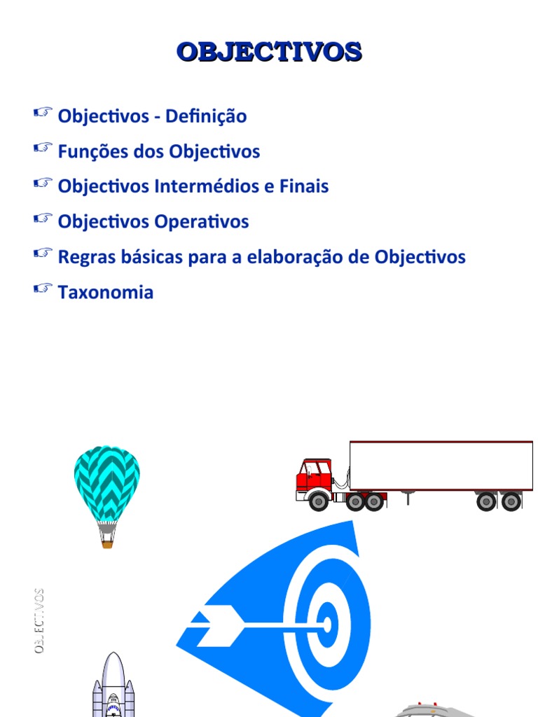 Definição e Funções dos Objetivos | PDF | Definição | Conhecimento