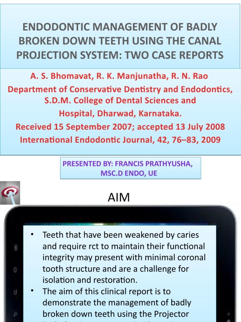 Case Report Endodontics PDF Clinical Medicine Mouth