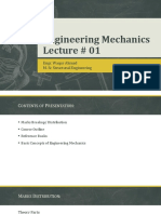 Engineering Mechanics Lecture Overview
