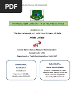 Bangladesh University of Professionals: The Recruitment and Selection Process of Robi Axiata Limited