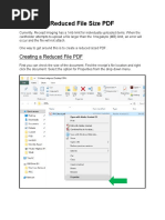 Creating A Reduced File PDF