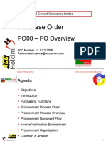 Purchase Order: PO00 - PO Overview