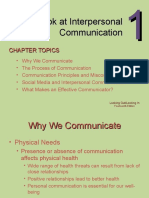 1 A First Look at Interpersonal Communication
