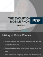 Theevolutionofmobilephones 130717000054 Phpapp01 PDF
