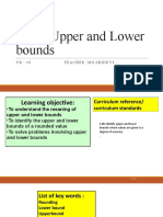 L-8 Upper and Lower Bounds