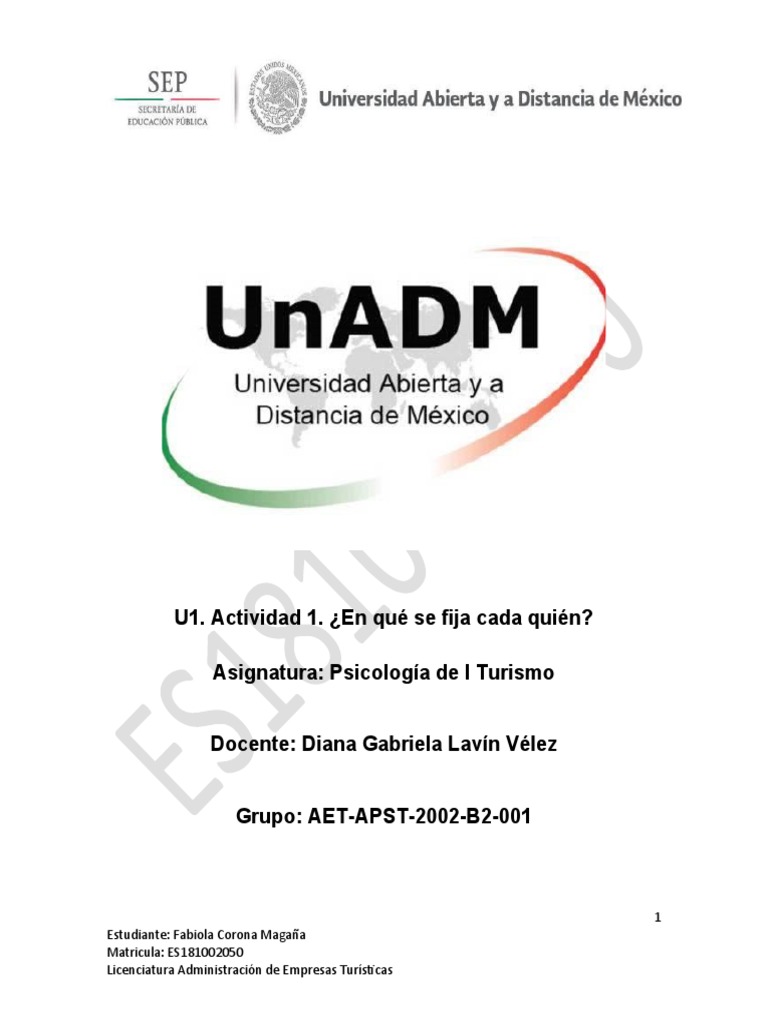 Apst - U1 - A1 - CMF | PDF | Sociología | Comportamiento