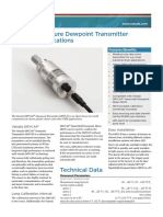 DMT143 Miniature Dewpoint Transmitter For OEM Applications: Vaisala DRYCAP® Easy Installation