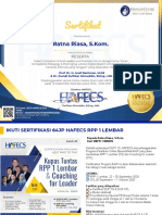 Sertifikat Hafecs - Ratna Riasa, S.Kom PDF