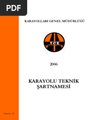 karayollari teknik sartnamesi 2006 pdf