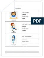 Name and Age Worksheet