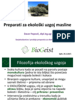 Preparati Za Ekoloski Uzgoj Masline PDF