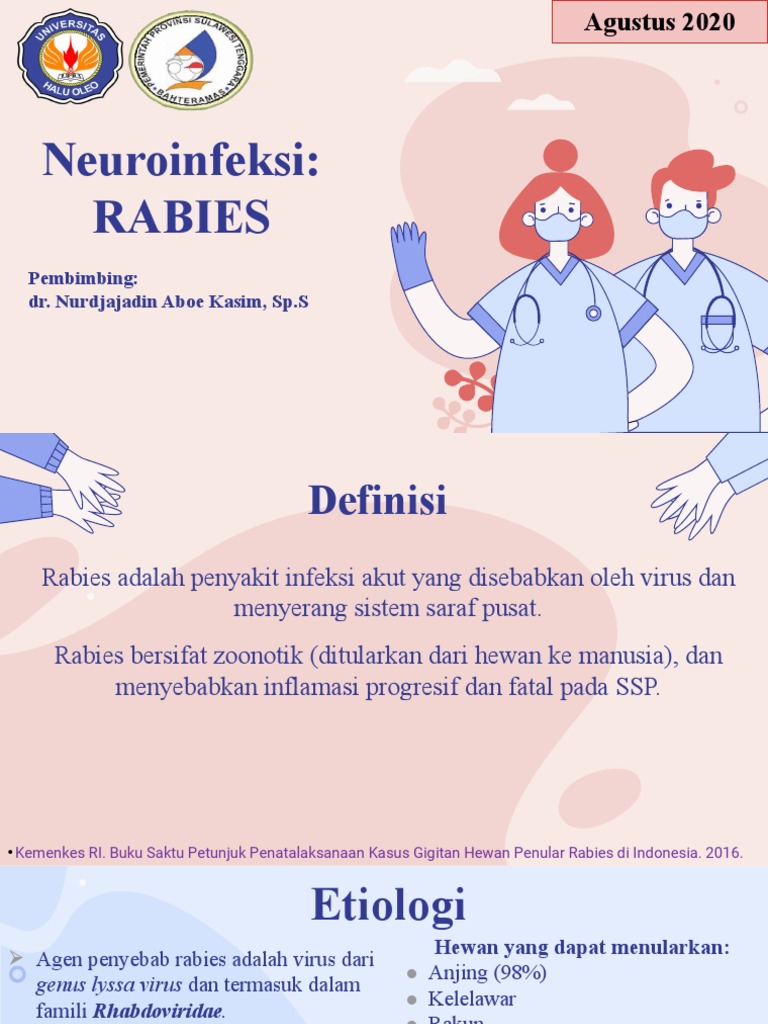 Penatalaksanaan dan Etiologi Rabies | PDF | Kesehatan Holistik | Sains ...