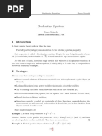 2019-Diophantine Equations