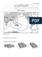 9global Tectonic Plates Handout