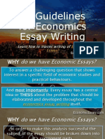 10 Guidelines For Economics Essay Writing: Learn How To Master Writing of