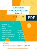 Kelompok 2 P. IPA D - Kurikulum 1952