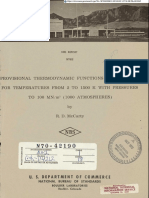 McCarty. Provisional Thermodynamic Properties of Helium. 1970