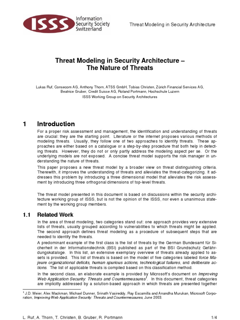 Threat Modeling Framework Overview | PDF | Computer Security | Security