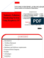 "Industry Pollution Monitoring System Using Raspberry Pi": Government Polytechnic, Aurangadad