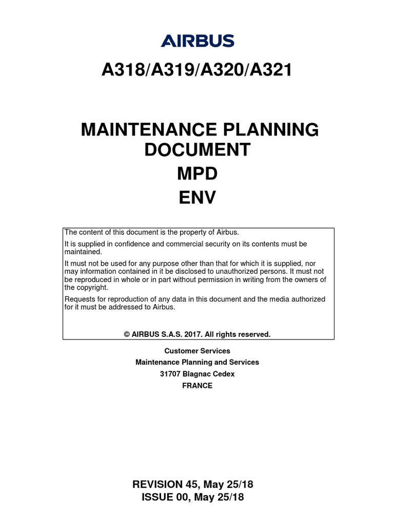 A3mpd Rev 45 Pdf Airbus Aviation