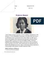 Frances Harper: Bible Defense of Slavery