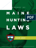 2020 Maine Hunting Laws