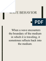 WAVE bEHAVIOR