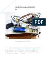 Biometric Security System Using Arduino and Fingerprint Sensor