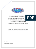 Parallel Processing Assignment 1