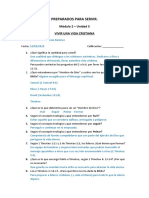 Tarea y Evaluación, Módulo 2 Unidad 3, Vivir Una Vida Cristiana, PPS