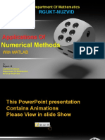 Overview-Numerical Methods