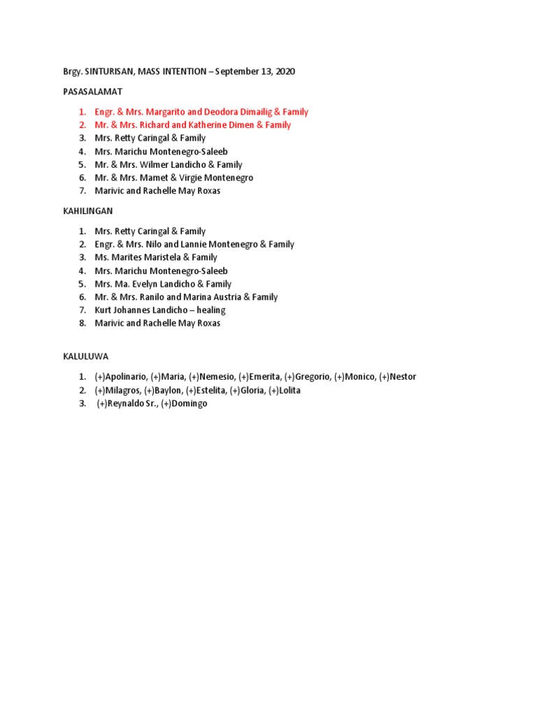 Pamisa September 13 | PDF