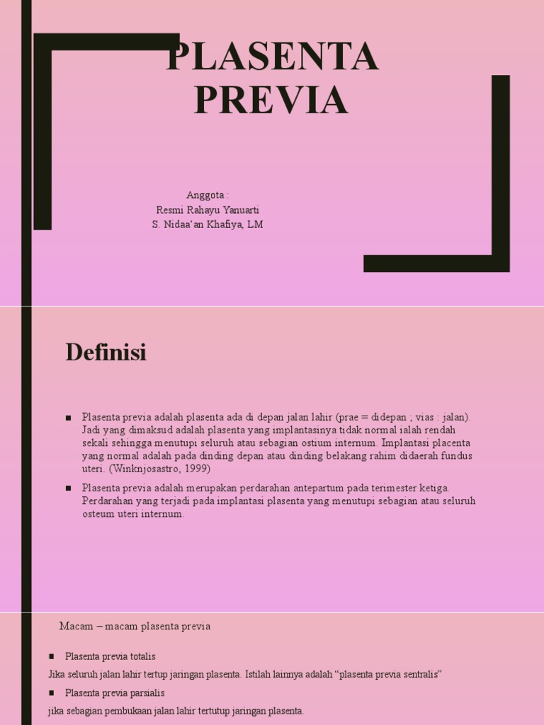 Plasenta Previa Pdf