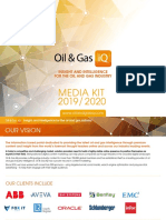 Media Kit 2019/ 2020: Insight and Intelligence For The Oil and Gas Industry