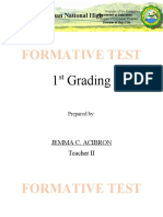 FORMATIVE TEST