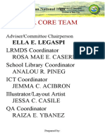 LR Core Team: Ella E. Legaspi