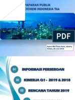 Public Expose 2019 (ADMG) PT POLYCHEM INDONESIA TBK