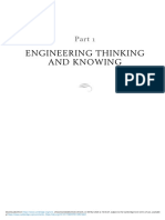 Engineering Thinking and Knowing