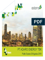 Public Expose 2019 (ADRO) PT ADARO ENERGY TBK