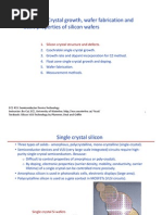 Chapter 3 Crystal Growth, Wafer Fabrication and Basic Properties of Silicon Wafers