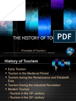 HTM 101 - World History of Tourism