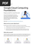 Google Cloud Computing Foundations: Prepare Yourself For A Cloud-First World