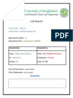 Reen University of Bangladesh: Department of Computer Science and Engineering