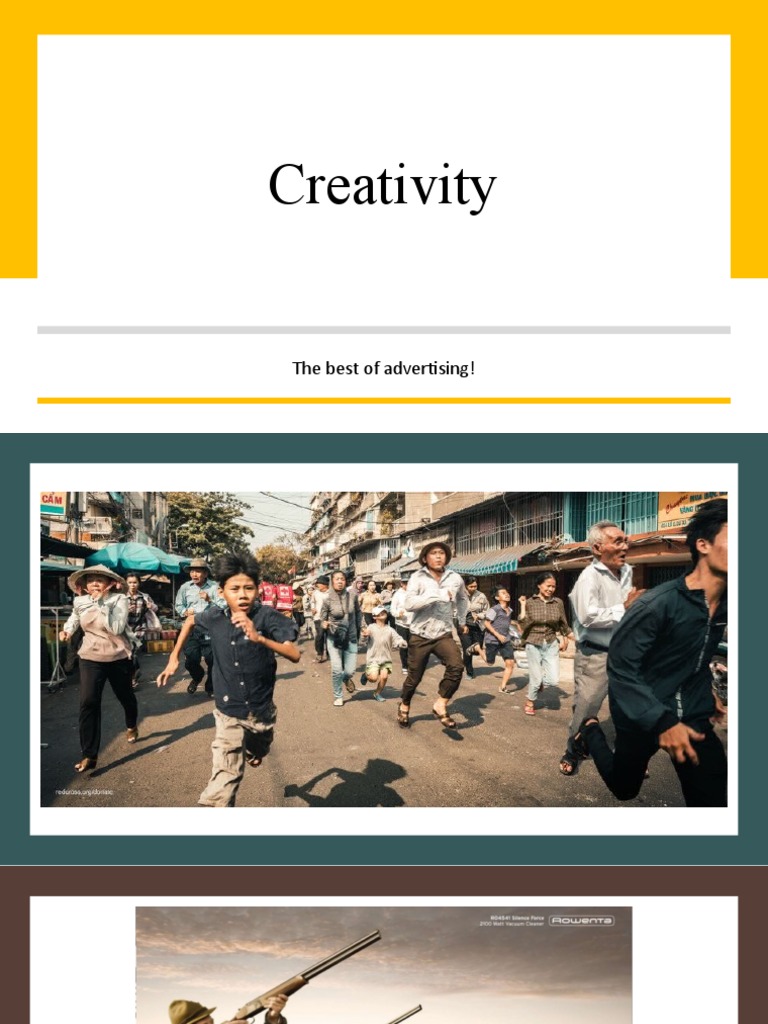 Creativity and Advertising | PDF