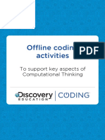 Offline Coding Activities - Computational Thinking - Discovery Education Coding PDF