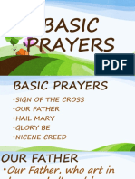 Basic Prayers Guide - Sign of the Cross, Our Father, Hail Mary