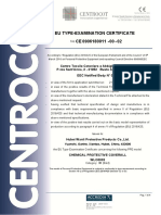 Eu Type-Examination Certificate CE 0906180011 - 00 - 02